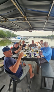 Fishing with great friends and beer